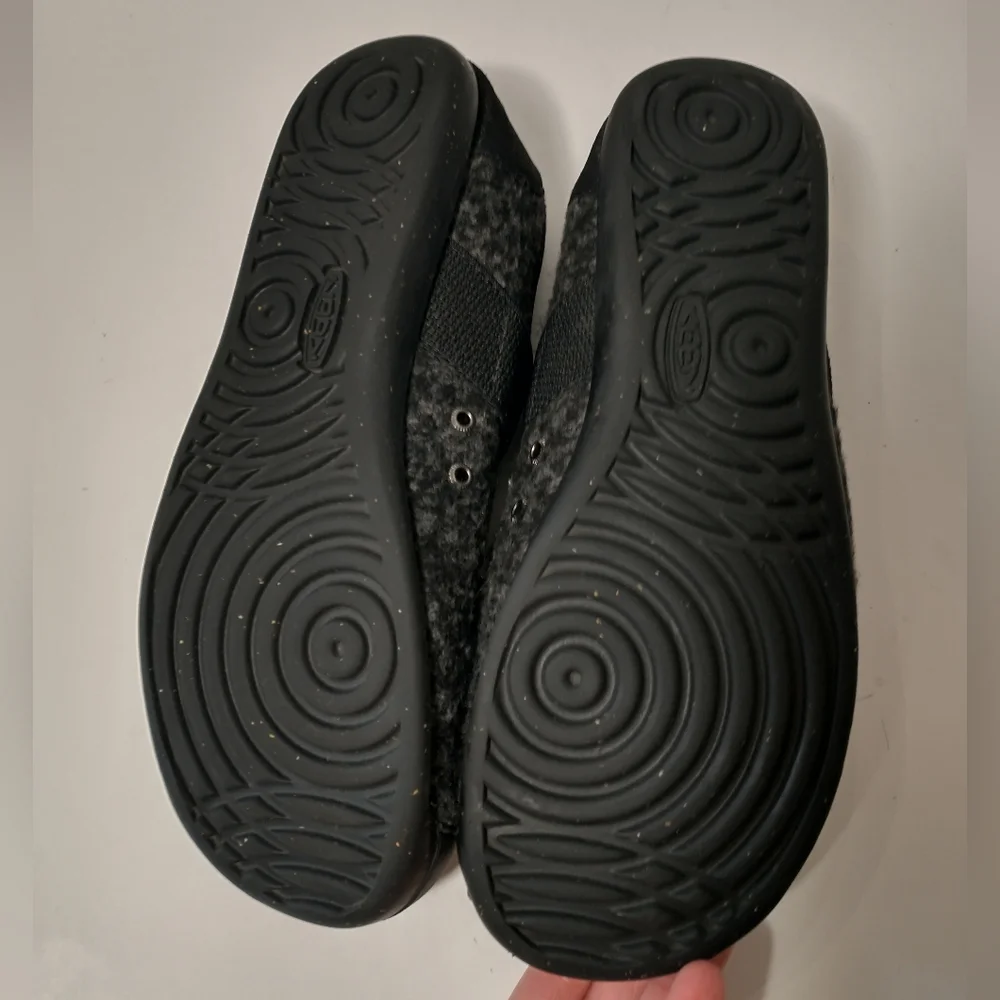Keen Sienna MJ‎ Wool Shoe, Women's Size 7.5, Black And Gray, Mary Jane